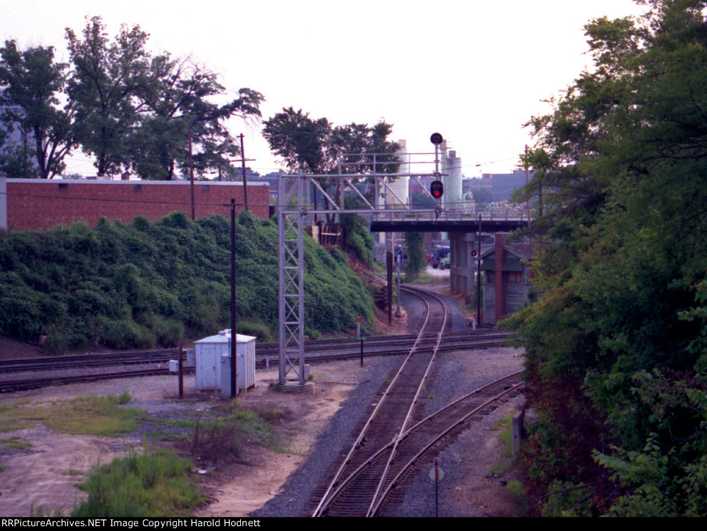 Signal guarding Boylan Junction on the original NS line